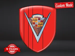 Cadillac Sticker Silicone Logo Limitato Cupola Racing